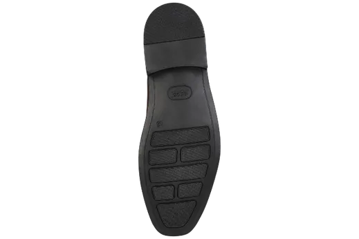 Esse Comfort Men's Leather Cushioned Bicycle Toe Slip-On - Black - view 7